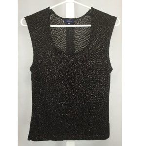 Reitmans Black Sparkle Top